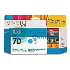 Картридж струйный HP №70 C9452A голубой для HP DJ Z2100/Z3100 (130мл)