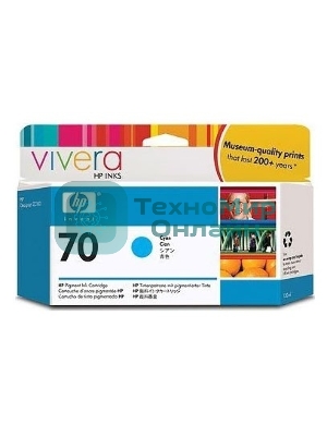 Картридж струйный HP №70 C9452A голубой для HP DJ Z2100/Z3100 (130мл)