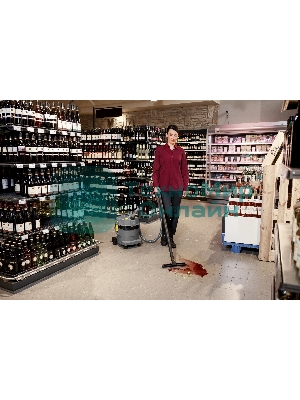 Пылесос Karcher NT 22/1 Ap L серый, 1300 Вт, уборка влажная и сухая, пылесборник мешок 22 л