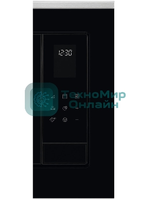 Встраиваемая микроволновая печь Electrolux LMS4253TMX/с грилем, объем 25 л., высота 390 мм, черный/нерж. Сталь