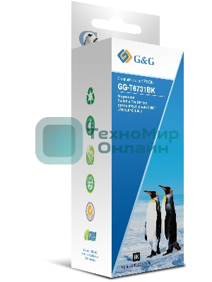 Чернила G&G GG-T6731BK черный100мл для Epson L800, L805, L810, L850