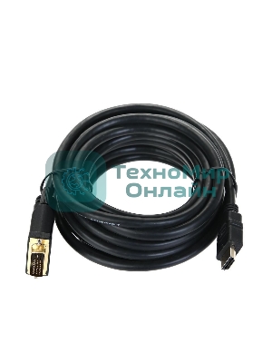 Кабель HDMI-DVI 5M LCG135E-5M TV-COM