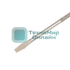 Отвертка шлицевая Rexant SL 5х100 мм, трехкомпонентная рукоятка, сталь S2