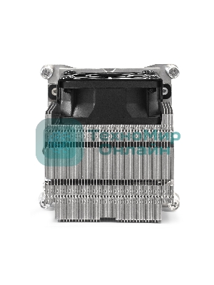 Кулер для процессора ExeGate ESNK-P0048AP4.PWM.2U.2011.Cu серебристый, 60 мм, алюминий/медь, 6800 об/мин, 52 дБ, 4 pin, 135 Вт, 64.5 мм