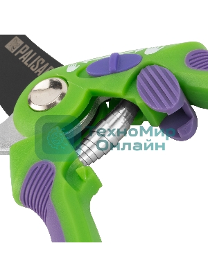 Секатор прямого реза Palisad 215 мм, регулировка захвата, двухкомпонентные рукоятки