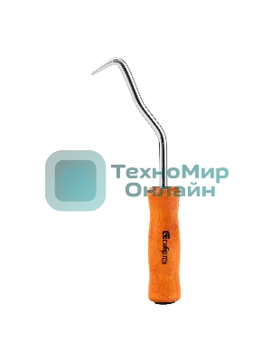 Крюк для вязки арматуры Сибртех 210 мм, деревянная рукоятка