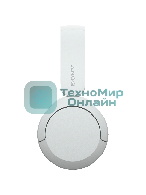 Беспроводные наушники Sony WH-CH520 белый, накладные, Bluetooth, быстрая зарядка, до 50 ч