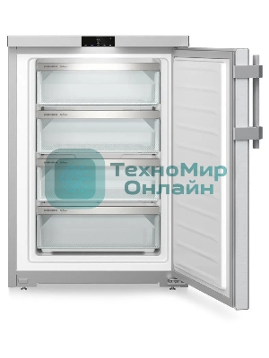 Морозильная камера Liebherr FNsddi 1624-20 001, нержавеющая сталь, 86 л, 4 ящика