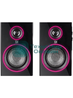 Акустическая 2.0 система Defender Solar 12 12 Вт, подсветка, BT, 230В