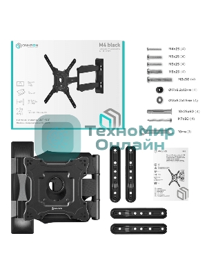 Кронштейн ONKRON M4 черный 32-65