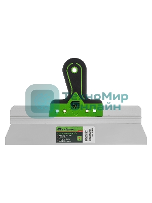 Шпатель фасадный Сибртех, нержавеющая сталь 420S45, 350 мм, двухкомпонентная рукоятка