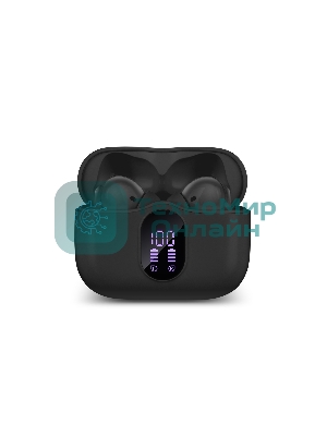 Наушники TWS SVEN E-315B черный, внутриканальные, Bluetooth, сенсорное управление, до 5 ч