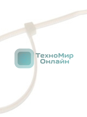 Хомут-стяжка кабельная нейлоновая Rexant 300 x7,6 мм, черная, упаковка 100 шт.