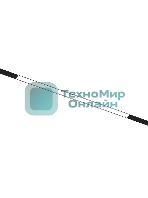 Трековый линейный светильник Ambrella light GL4455 BK черный IP20 10W 3CCT 3000-6000K SMART 48V 120° 304*22*45