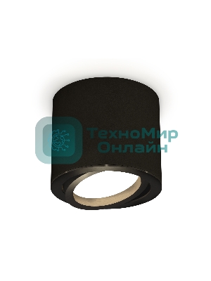 Светильник Ambrella Light XS7402001 SBK/PBK черный песок/черный полированный MR16 GU5.3 (C7402, N7002)