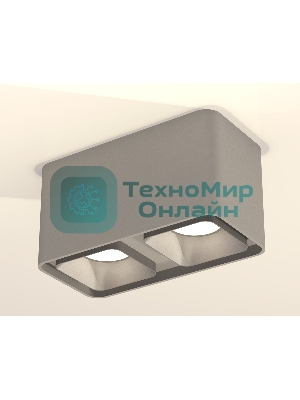 Светильник Ambrella Light XS7852003 SGR/SSL серый песок/серебро песок MR16 GU5.3 (C7852, N7703)