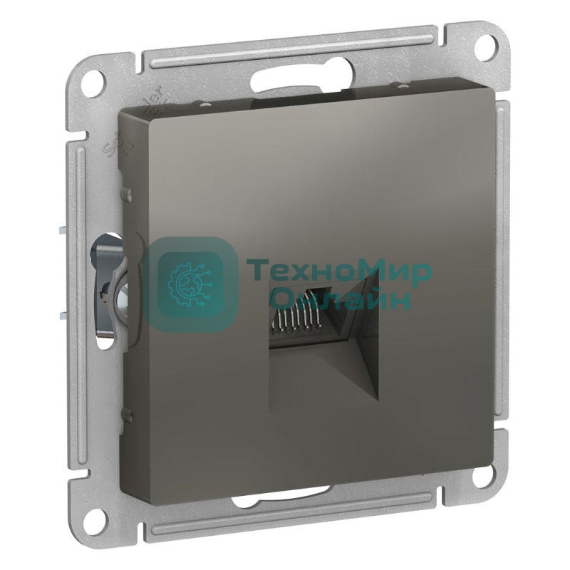 Розетка компьютерная RJ45, механизм ATN000983 Schneider Electric Сталь