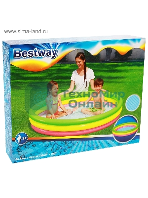 Детский надувной бассейн 152х30см 