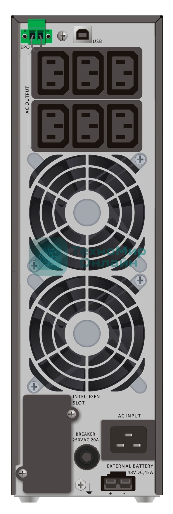 Источник бесперебойного питания Ippon Innova G2 2000L 1800Вт 2000ВА черный (АКБ приобретается отдельно)