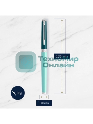 Ручка роллер Waterman Hemisphere Colour Blocking (2190124) Green CT F черн. черн. подар.кор.