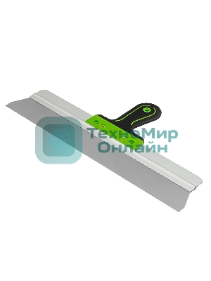 Шпатель фасадный Сибртех 420S45, 450 мм, двухкомпонентная рукоятка, нержавеющая сталь