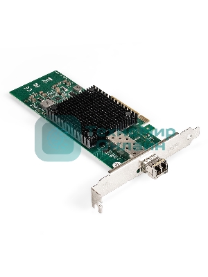 Комплект: Сетевой адаптер SFP+ ExeGate EXE-X520-DA1 + Трансивер Multi-Mode до 300м EXT-10G-MM850-LC2-300M (EX296227RUS PCI-E x8 v2.0, порты 1x SFP+ 10Gb/s (10/5/2.5/1Gb/s, 100Mb/s), Server NIC Intel Chipset JL82599EN + EX298327RUS: Tx:850/Rx:850 нм, до 300 м, разъем Duplex LC)