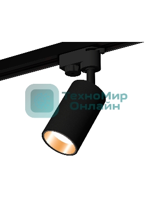 Светильник Ambrella light XT6323023 SBK/PYG черный песок/золото желтое полированное MR16 GU5.3 (A2521, C6323, N6113)