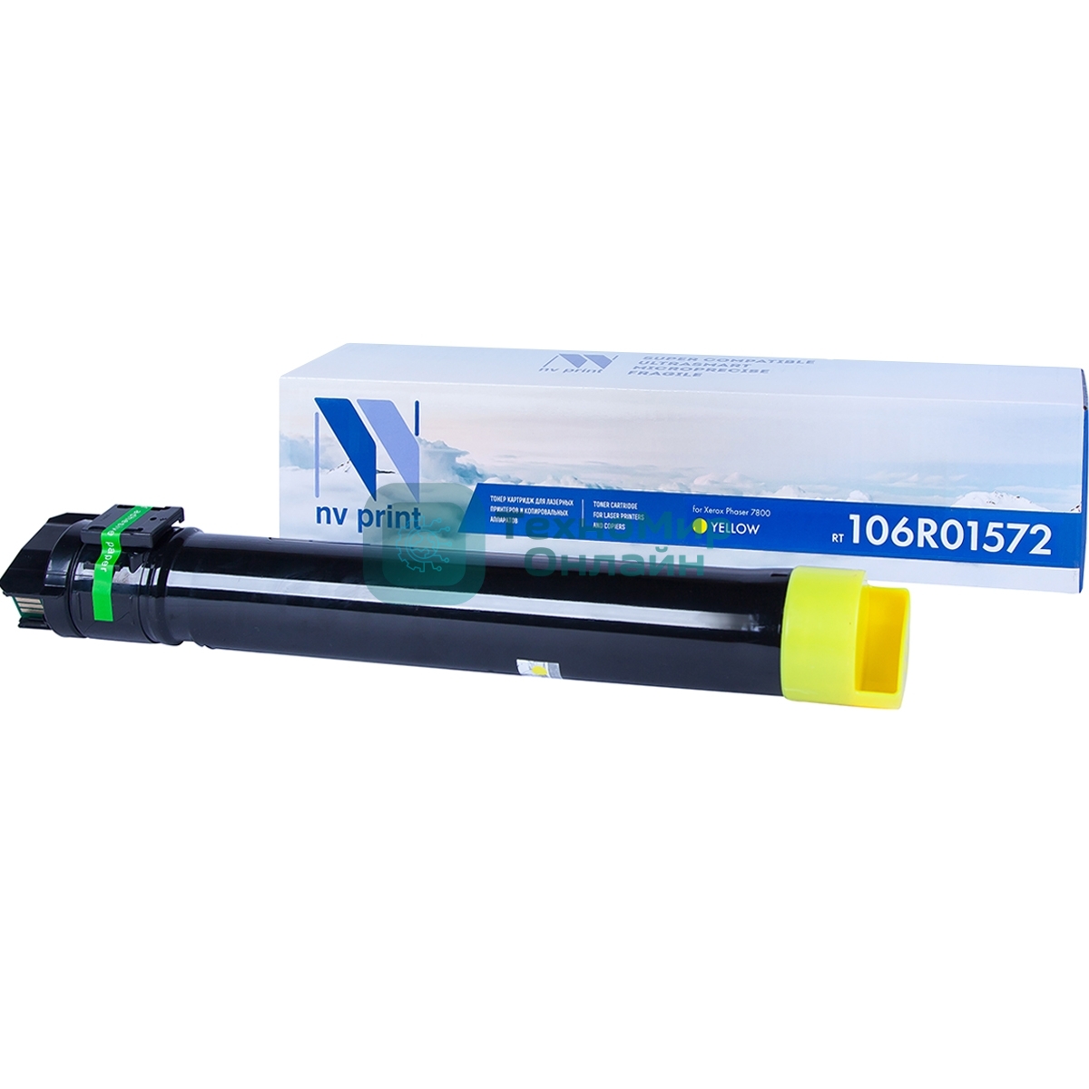 Картридж лазерный NVPrint совместимый Xerox 106R01572 Yellow для Phaser 7800 (17200k)