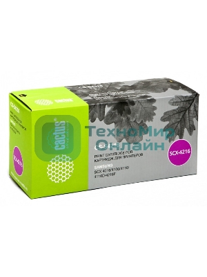 Картридж лазерный Cactus CS-S4216 (SCX-4216D3) черный (3000 стр.) для Samsung SCX-4016/4116/4216/4216F/SF-560/565/565P/750/755/755P