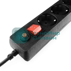 Сетевой фильтр Гарнизон ЕНLB-4 0,5 м 5 розеток черный 