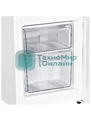 Холодильник Hyundai CC2051WT белый двухкамерный 120/34л морозилка снизу