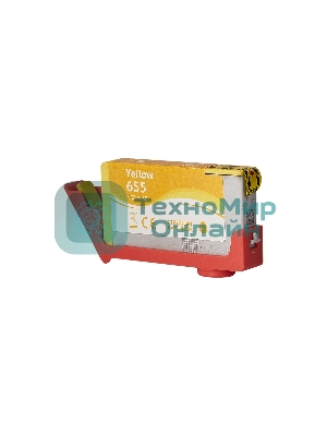 Картридж струйный Sakura CZ112AE (№655 Yellow) для HP, желтый, 11 мл., 600 к.