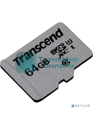 Флеш карта microSD 64Gb Transcend microSDXC Class 10 UHS-I U1, (без адаптера), TLC