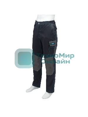 Брюки профессиональные рабочие, 97% хлопок 3% спандекс, XXL Gross