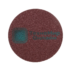 Диск абразивный Kranz на ворсовой основе, на липучке, без отверстий, P24, 125 мм, 10 шт.