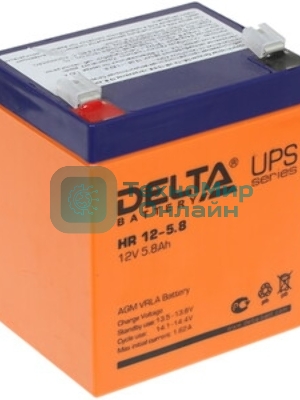 Батарея для ИБП Delta HR 12-5.8 (12V, 5.8Ah)