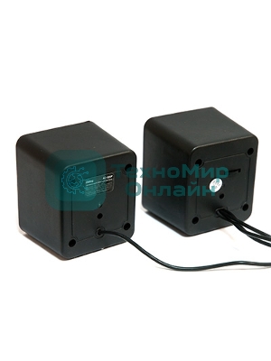 Акустическая система Dialog Colibri AC-02UP черный акустические колонки 2.0, 5W RMS, питание от USB