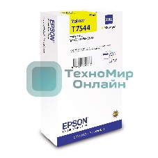 Картридж струйный Epson T7544 желтый экстраповышенной емкости для WF-8090/8590