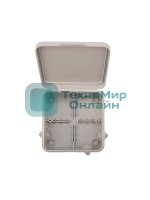 Коробка распределительная Rexant наружного монтажа с откидной крышкой 100х100х50 мм, IP54