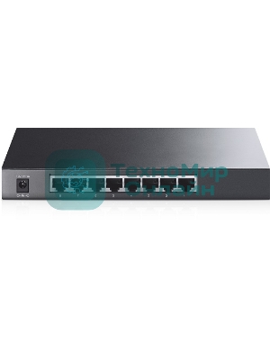 Коммутатор TP-Link SMB TL-SG2008 8-port Pure-Gigabit Desktop Smart Switch, 8 10/100/1000Mbps RJ45 ports, Tag-based VLAN, STP/RSTP/MSTP, IGMP V1/V2/V3 Snooping, DHCP Filtering, 802.1P Qos, Rate Limiting, Voice VLAN,