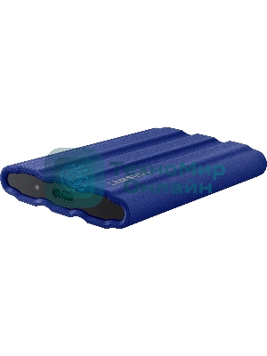 Внешний SSD Samsung T7 Shield, 2TB, USB 3.2 Gen 2 Type-C, R/W 1050/1000, синий