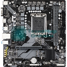 Материнская плата Gigabyte B760M H DDR4, LGA 1700, Intel B760, 2xDDR4, 4xSATA, 2xM.2, 1xPCIe 4.0 x16, 1xPCIe x1, 1xHDMI, 1xVGA, 1x 1Gb LAN, 2xUSB 2.0, 4xUSB 3.2 Gen 1, 3x3.5 мм, 7.1, Micro ATX