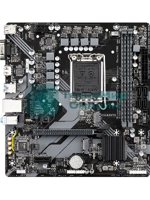 Материнская плата Gigabyte B760M H DDR4, LGA 1700, Intel B760, 2xDDR4, 4xSATA, 2xM.2, 1xPCIe 4.0 x16, 1xPCIe x1, 1xHDMI, 1xVGA, 1x 1Gb LAN, 2xUSB 2.0, 4xUSB 3.2 Gen 1, 3x3.5 мм, 7.1, Micro ATX