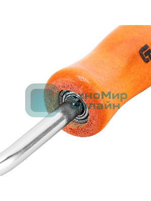 Крюк для вязки арматуры Сибртех 210 мм, деревянная рукоятка