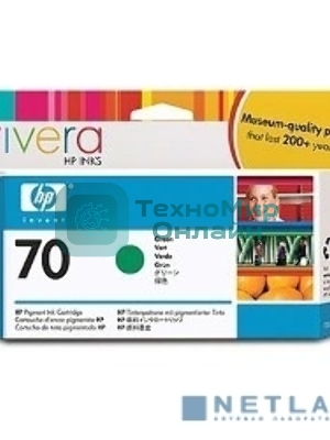 Картридж струйный HP №70 C9457A зеленый для HP DJ Z2100/Z3100 (130мл)