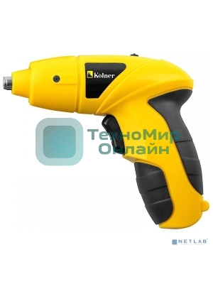 Отвертка аккумуляторная KOLNER KCSD 4,8М 4,8 Вольт, 250 об/мин, 2,5Нм, аккумулятор 0,6 А·ч
