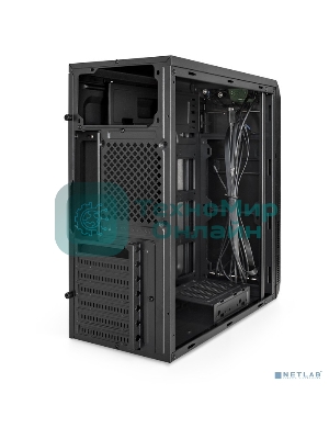 Компьютерный корпус Miditower ExeGate XP-334UC-XP400 (ATX, XP400 с вент. 12см, 1хUSB/1хUSB 3.0/1хTypeC, аудио, черный)