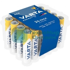 Батарея Varta Energy LR03 BOX24 AAA (24шт) блистер