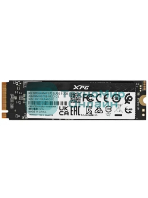 Накопитель SSD ADATA XPG GAMMIX S70 BLADE, 512Gb, PCIe 4.0 x4, M.2 2280, NVMe, R/W 7200/2600, с радиатором