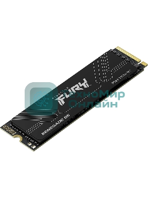 Накопитель SSD Kingston Fury Renegade, 2Tb, M.2(22x80мм), NVMe, PCIe 5.0 x4, 3D TLC, R/W 14700/14000Mb/s, IOPs 2 200 000/2 200 000, TbW 2000, DWPD 0.5 (12 мес)